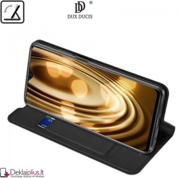 Dux Ducis dirbtinės odos atverčiamas dėklas - juodas (telefonui Xiaomi Poco M3 Pro/Redmi Note 10 5G) Dux Ducis dirbtinės odos atverčiamas dėklas - juodas (telefonui Xiaomi Poco M3 Pro/Redmi Note 10 5G)